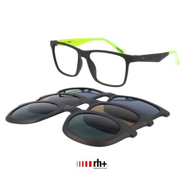 ZeroRh+ RH456 C03 Okulary korekcyjne + nakładki przeciwsłoneczne