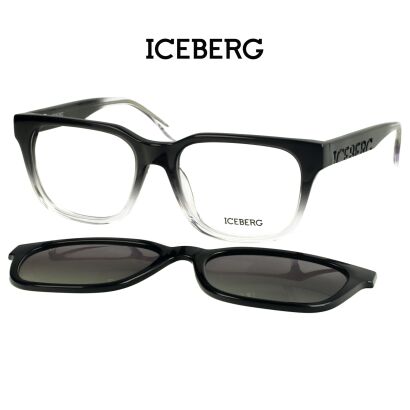 Iceberg IC342 C04 Okulary korekcyjne z nakładką polaryzcyjną