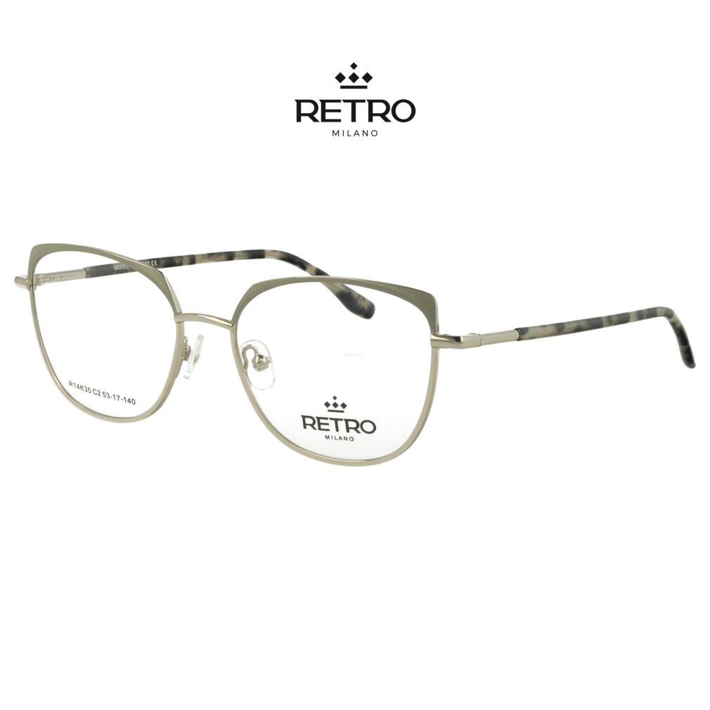 RETRO Milano R14K35 C2 Okulary korekcyjne