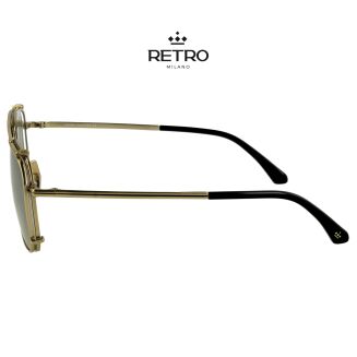 RETRO Milano R14K52 C2 Okulary korkcyjne z nakładką przeciwsłoneczną - 2