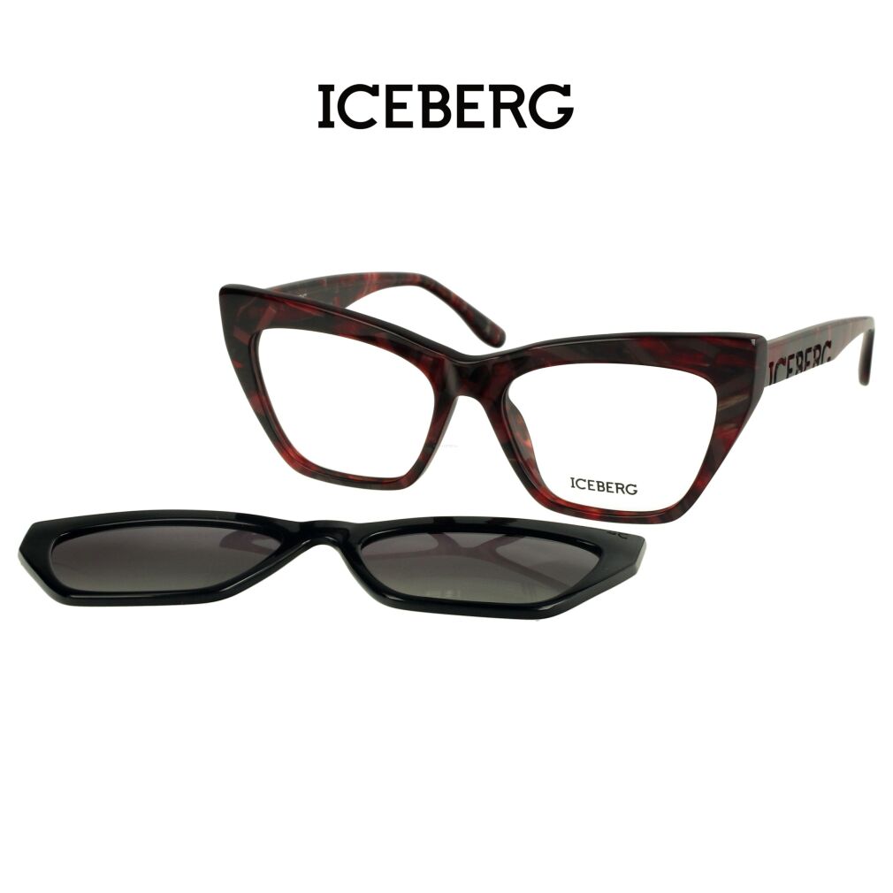 Iceberg IC340 C03 Okulary korekcyjne z nakładką polaryzcyjną
