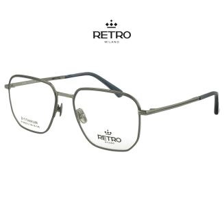 RETRO Milano R14K52 C1 Okulary korkcyjne z nakładką przeciwsłoneczną - 6