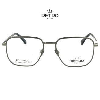 RETRO Milano R14K52 C1 Okulary korkcyjne z nakładką przeciwsłoneczną - 7