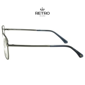 RETRO Milano R14K52 C1 Okulary korkcyjne z nakładką przeciwsłoneczną - 4