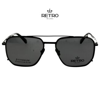 RETRO Milano R14K52 C3 Okulary korkcyjne z nakładką przeciwsłoneczną - 7