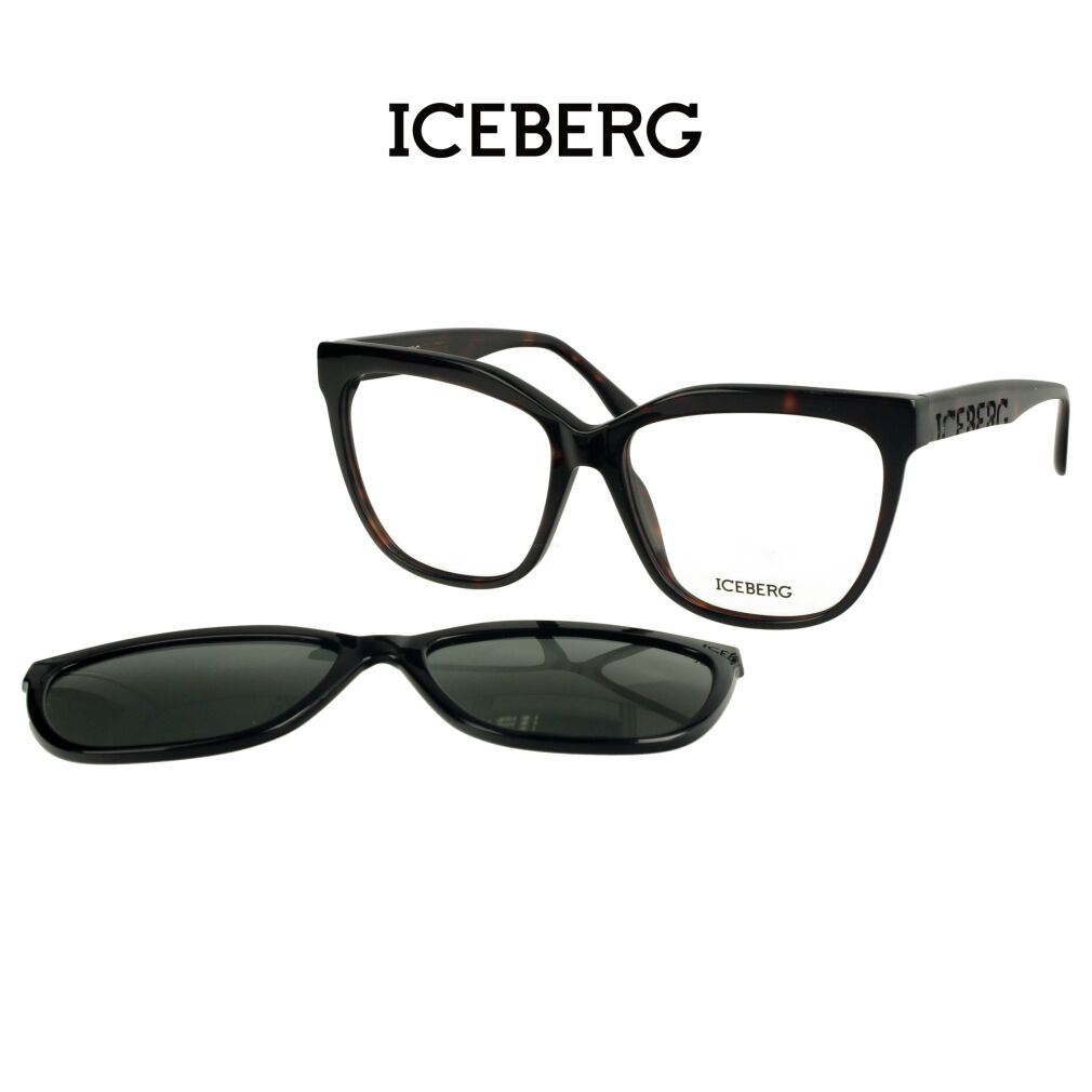 Iceberg IC339 C02 Okulary korekcyjne z nakładką polaryzcyjną