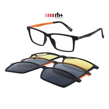ZeroRh+ RH468 C03 Okulary korekcyjne + nakładki przeciwsłoneczne