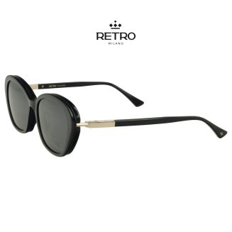 Retro Milano R10V10 C1 okulary korekcyjne + nakładka przeciwsłoneczna - 7