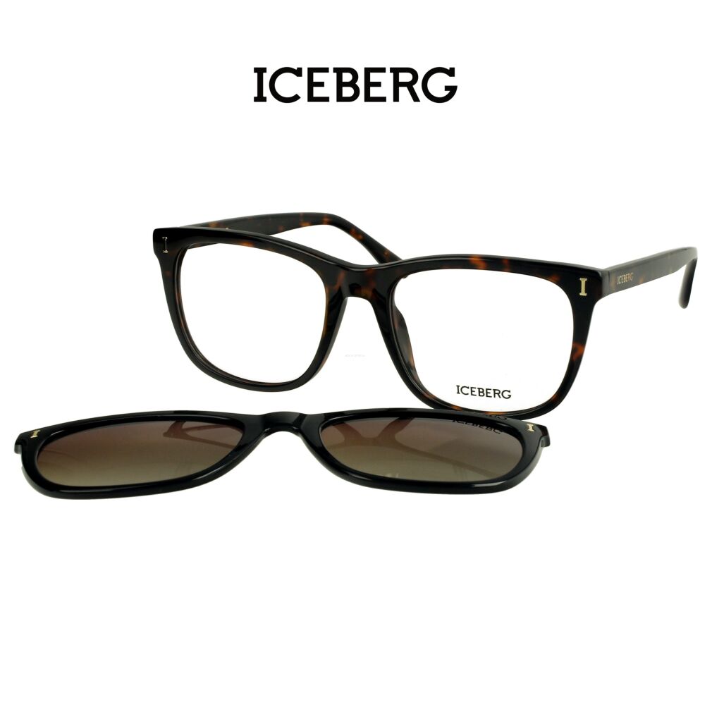 Iceberg IC338 C02 Okulary korekcyjne z nakładką polaryzcyjną