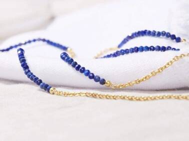 Łańcuszek do okularów Sunny Cords 48 Lapis Lazuli