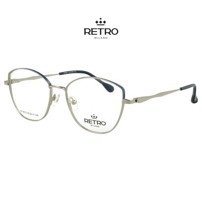 RETRO Milano R13K67 C7 Niebieski Okulary korekcyjne