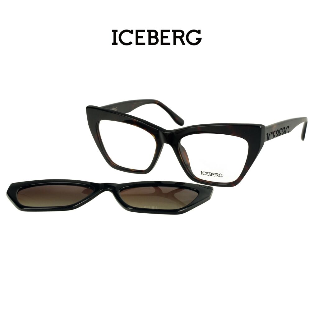 Iceberg IC340 C02 Okulary korekcyjne z nakładką polaryzcyjną