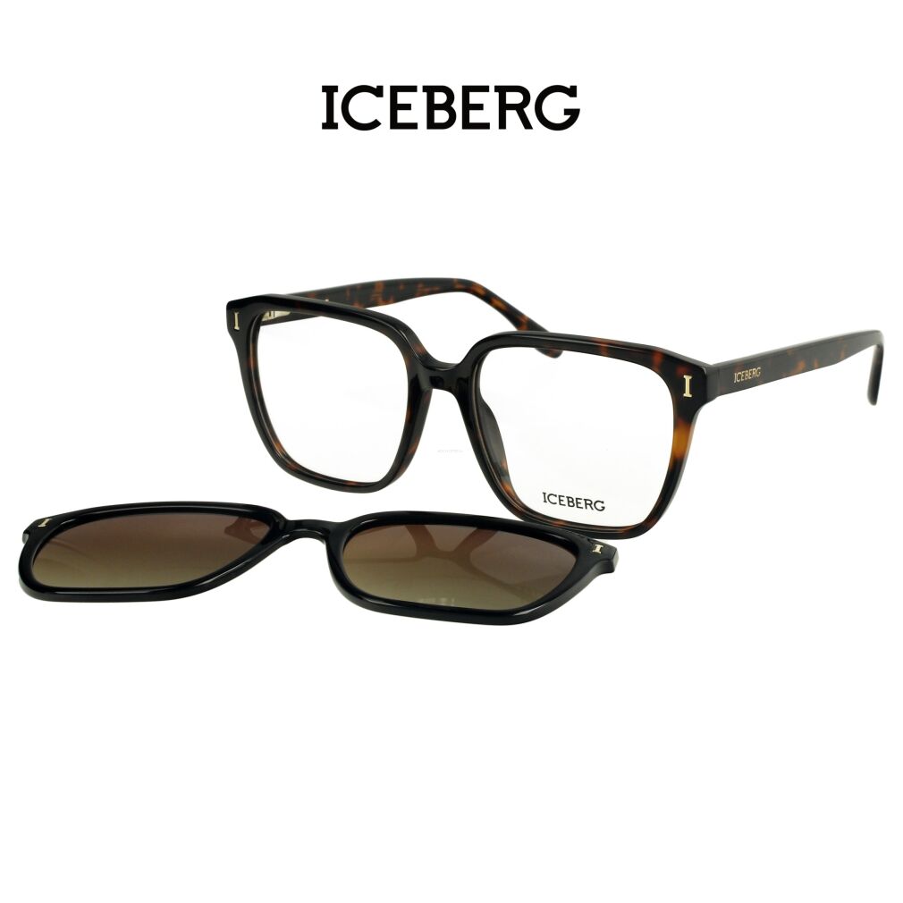 Iceberg IC336 C03 Okulary korekcyjne z nakładką polaryzcyjną