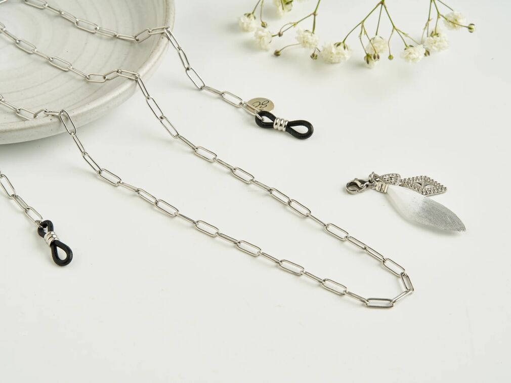Łańcuszek do okularów Sunny Cords 28 Liberty Spirit Silver