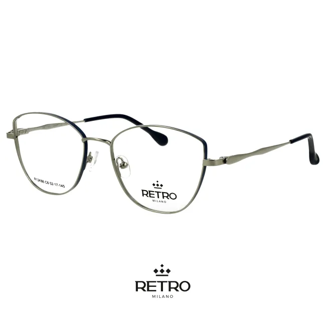 RETRO Milano 12K86 C6 Okulary korekcyjne