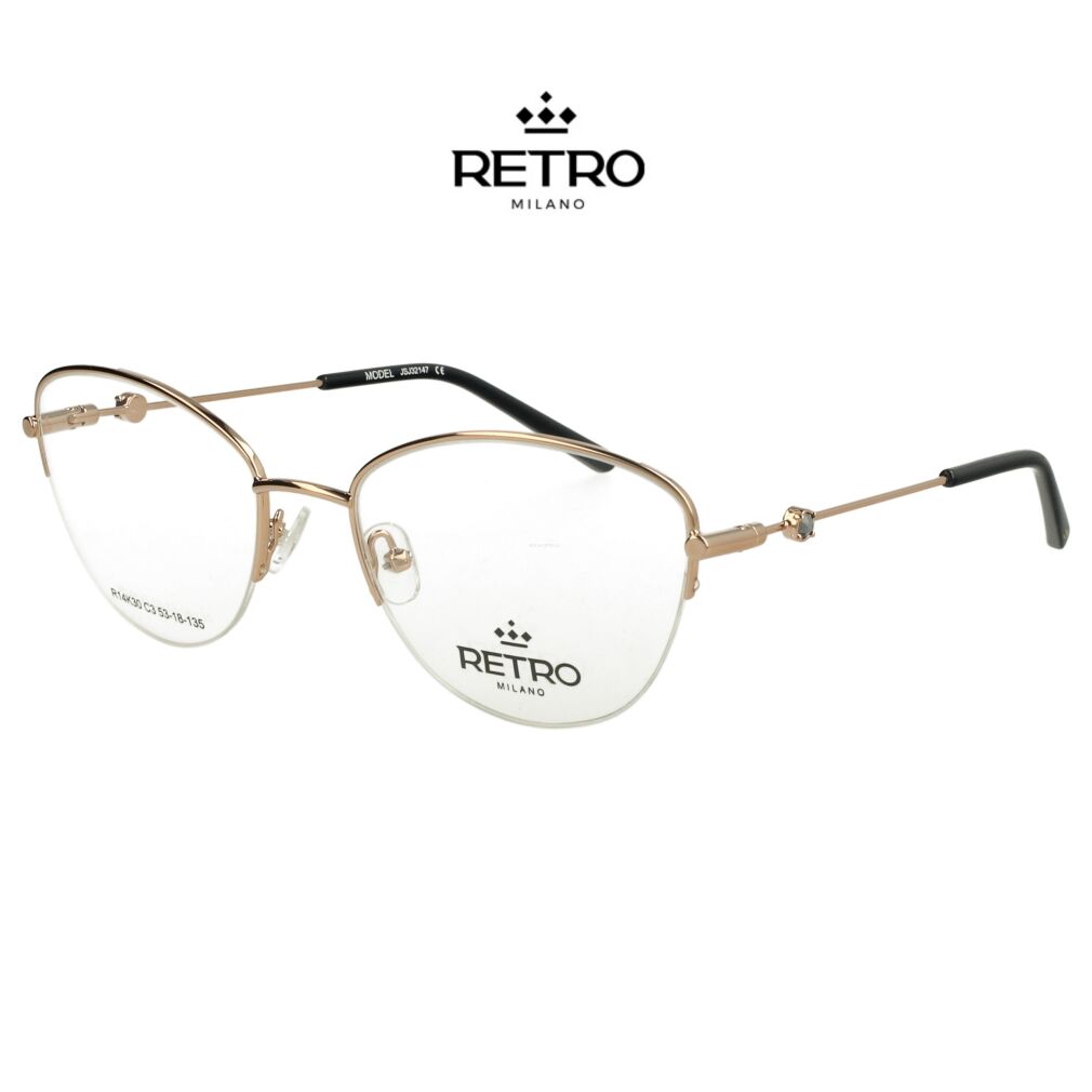 RETRO Milano R14K30 C3 Okulary korekcyjne