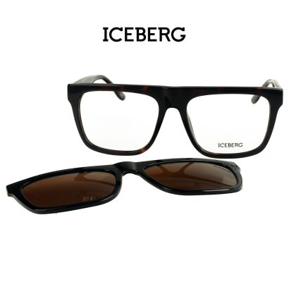 Iceberg IC341 C02 Okulary korekcyjne z nakładką polaryzcyjną